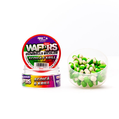 Wafters dumbells bicolor scoica &amp;amp; krill 6mm 15g foto