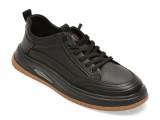 Cumpara ieftin Pantofi sport BITE THE BULLET negri, 86050, din piele naturala