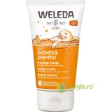 Gel de Dus si Sampon 2in1 pentru Copii cu Aroma de Portocale 150ml