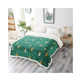 Cumpara ieftin Patura pufoasa cocolino, Model Mos Craciun, negru 200x230 CRN17