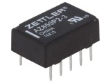 Releu electromagnetic DPDT 3VDC 1A PCB