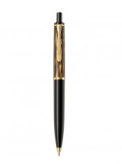 Pix Pelikan Classic K200 accesorii placate cu aur, corp brown marbled foto