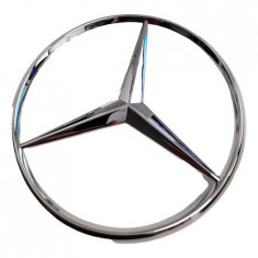 Emblema stea spate, Mercedes-Benz, Pentru Mercedes C-CLASS W205, Argintiu