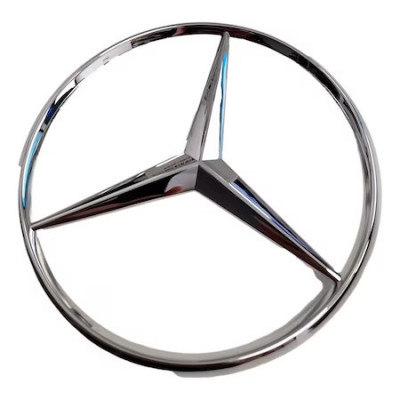 Emblema stea spate, Mercedes-Benz, Pentru Mercedes C-CLASS W205, Argintiu foto