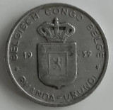 Moneda Congo Belgian Ruanda-Urundi - 1 Franc 1959, Africa