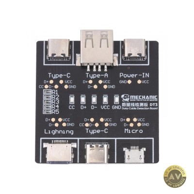 Tester Service Mechanic DT3 pentru Cabluri Lightning / USB-C / microUSB foto