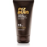 Piz Buin Tan &amp; Protect Lotiune cu protectie solara pentru accelerarea bronzului SPF 15 150 ml