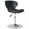 VidaXL Scaun de bucătărie, negru, piele ecologică 3088596