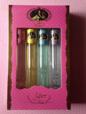 Set cadou parfum Femei JULIER 4 FIOLEx35 ml- France Collection foto