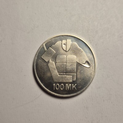 Finlanda 100 Markkaa 1991 UNC foto