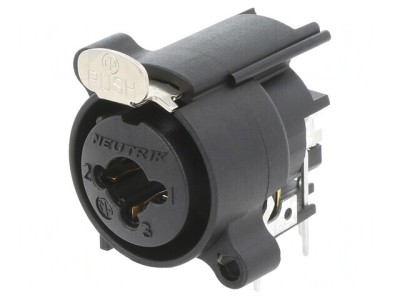 Soclu Jack 6,3mm XLR Mamă 90&amp;deg; THT Combo foto