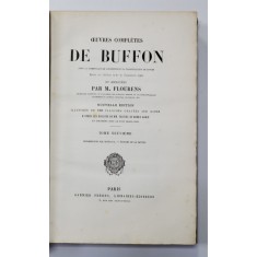 OEUVRES COMPLETES DE BUFFON, VOL . 9, MINERALELE - PARIS, 1853