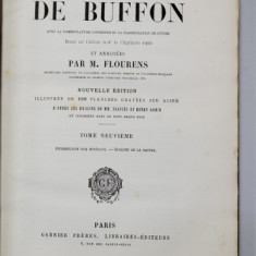 OEUVRES COMPLETES DE BUFFON, VOL . 9, MINERALELE - PARIS, 1853