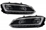 Faruri LED Light Bar VW POLO 6R 6C (2010-2017) Semnalizare Dinamica Matrix Design Performance AutoTuning, KITT