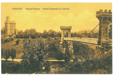 5392 - CRAIOVA, Bibescu Park, Romania - old postcard - unused - 1917 foto