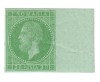 ROMANIA 1872 CAROL I PARIS 3 BANI VERDE MARGINE DE COALA NEDANTELAT MNH, Nestampilat