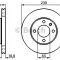 Disc frana VW VENTO (1H2) (1991 - 1998) BOSCH 0 986 478 017