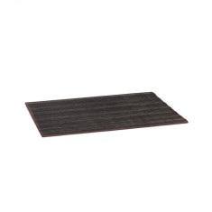 Covoras de baie, Antiderapant, Bambus Negru, 80 x 50 cm