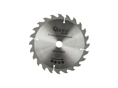 Disc circular pentru lemn 185x20x24T, Geko G00090 foto