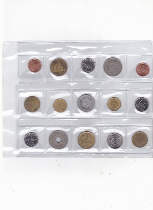 15 MONEZI EGIPTENE UNC