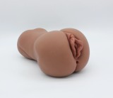 Masturbator No. 07 Vagin&amp;Anus, Material Realist TPE, Super Moale, Maro, 17.2 cm, Passion Labs