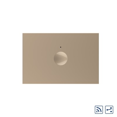 Modul intrerupator simplu cap scara / cap cruce wireless cu touch Livolo standard Italian, Serie noua SmartElectro IntelligentHouse foto