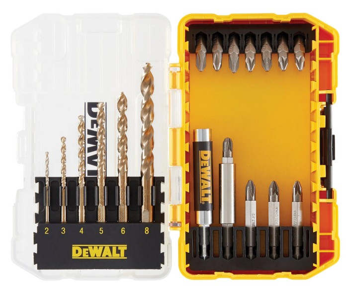 DeWalt DT70711 EXTREME 2 19 accesorii insurubare gaurire bit burghiu PH2 PZ2 PZ3