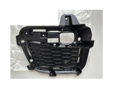 Grila bara fata Jeep Grand Cherokee (Wl), 2021-, montare fata, stanga, cu gauri senzori parcare (PDC); negru, RapidAuto foto