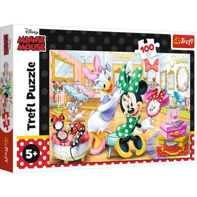 Puzzle Trefl Disney Minnie Mouse, 410 x 275 mm, 5 ani+, 100 de piese foto