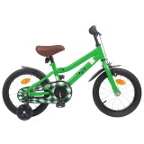 vidaXL Bicicletă pentru Copii 12 Inci pentru 2-4 ani Verde 42009475