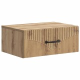 vidaXL Dulap de noapte suspendat Stejar Artizanal 49 x 34,5 x 20 cm 898973
