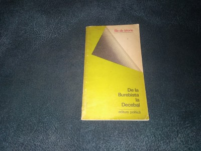 DUMITRU BERCIU - DE LA BUREBISTA LA DECEBAL foto