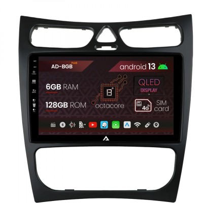 Navigatie Mercedes Benz CLK W209 (2000-2005) (2000-2005), Android 13, B-Octacore 6GB RAM + 128GB ROM, 9 Inch - AD-BGB9006+AD-BGRKIT416V2 foto