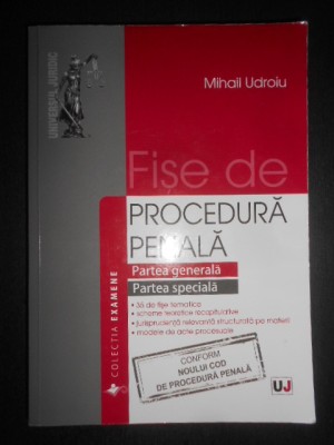 Mihail Udroiu - Fise de procedura penala. Partea generala. Partea speciala foto