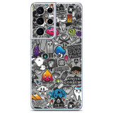 Cumpara ieftin Folie Skin Compatibila cu Samsung Galaxy S21 Ultra Wrap Skin Printing Sticker Bomb 3, Oem