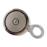 Magnet Fishing D75 mm doua fete Forta de prindere magnet acvatic neodim in carcasa