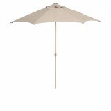Umbrela Gradina GoodHome Cara, Bej, 215x200cm, Aluminiu/Poliester, Rotunda, Sac Depozitare