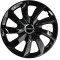 Set 4 Capace Roti 17 inch, Stig Negru Lucios Compatibil Cu Smart