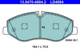ATE 13.0470-4884.2 ATE Ceramic set placute frana disc