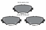 Set placute frana TEXTAR 2587801