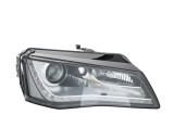 Far AUDI A8 (D4/4F), 12.2009-11.2013, HELLA, fata, partea dreapta, cu lumina dinamica pentru viraje; cu lumina pentru viraje statica;tip bec D3S+H7+L