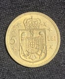Moneda 5 lei 1930 Heaton piesă frumoasă