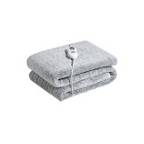 Patura Electrica Deluxe eMazing, Dimensiuni 152 x 127 cm, Putere 100 W, Gri Perla