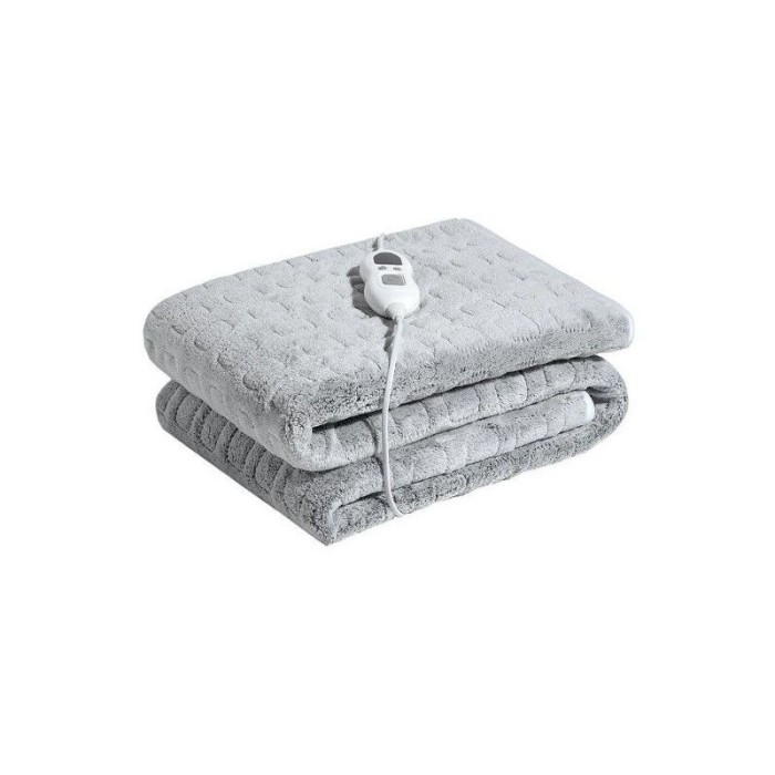 Patura Electrica Deluxe eMazing, Dimensiuni 152 x 127 cm, Putere 100 W, Gri Perla