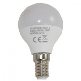Cumpara ieftin Bec Led Sferic E14 6W 220V 2700K G45, Delight