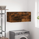 Dulap de perete, stejar fumuriu, 80x36,5x35 cm, lemn compozit GartenMobel Dekor, vidaXL