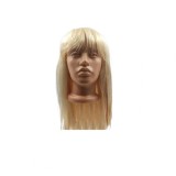 Perucă Damă pentru Carnaval, Păr Lung, Drept, Blond, 60 cm