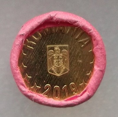 Romania fisic complet (50 bucati) 1 ban 2019 UNC ** foto