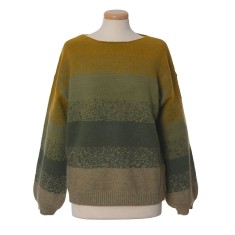 Pulover oversized in nuante de pamant