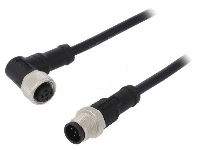 Cablu senzori automatizări M12-M12 0,5m